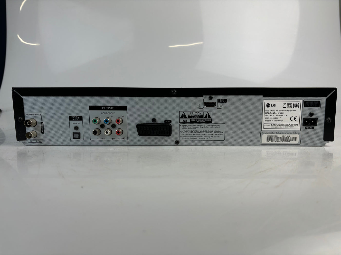 LG RCT699H Video / VHS Combi Recorder Copy VHS TO DVD!