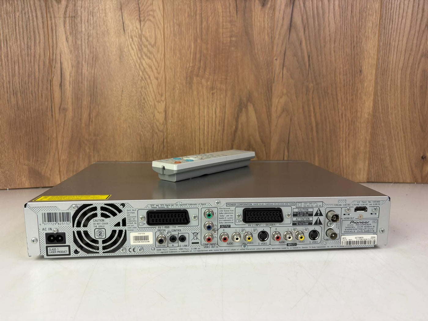 Pioneer DVR-545H DVD Recorder HDD