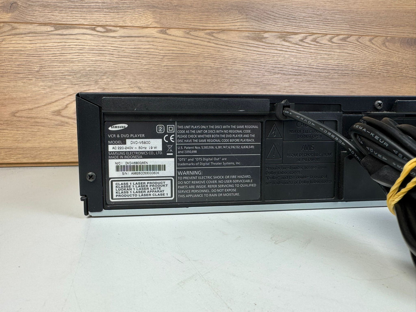 Samsung DVD-V6800 DVD/VHS Combi recorder