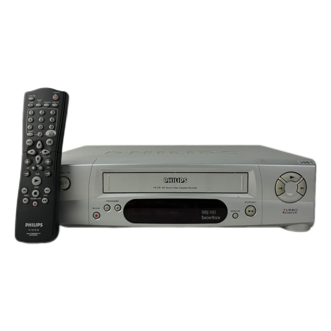 Philips VR 550 Magnétoscope Video Cassette VHS Recorder (Réf#G-589 Philips VR 550 Magnétoscope Video Cassette VHS Recorder (Réf#G-589