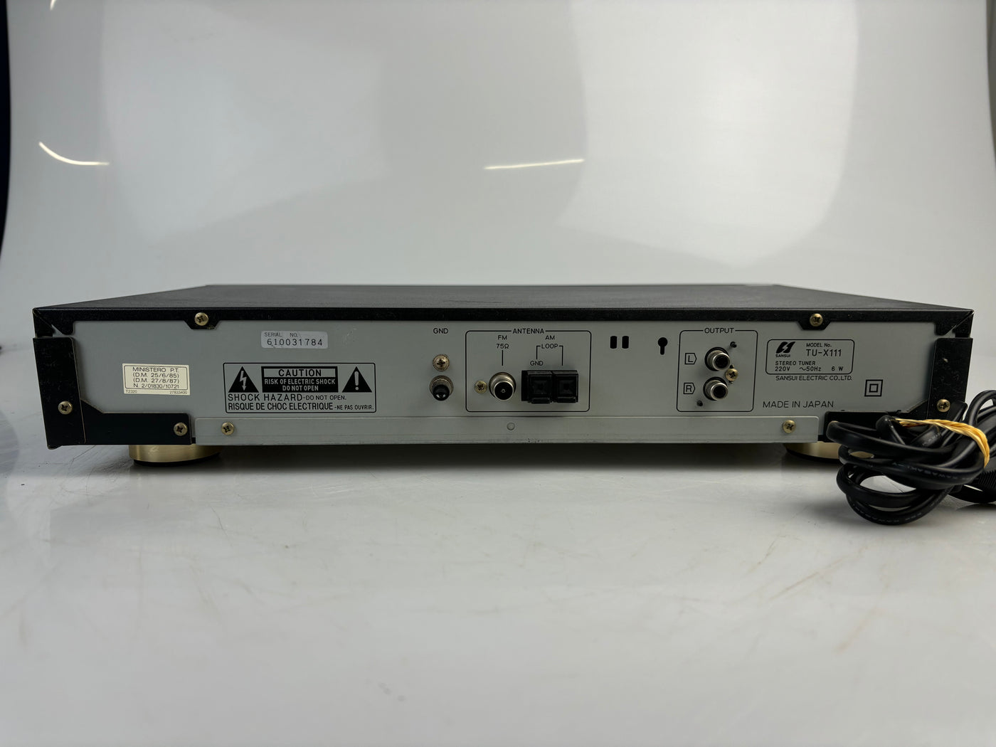 Sansui TU-X111 Digital Synthesizer Tuner