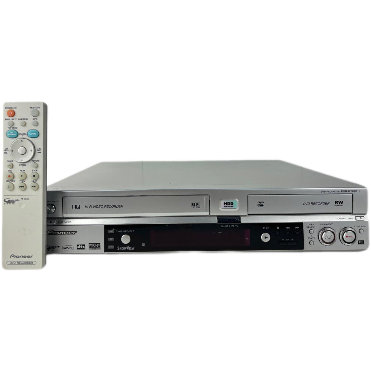 Pioneer DVR-RT602 HDD 160 GB / DVD / VHS Recorder Combi