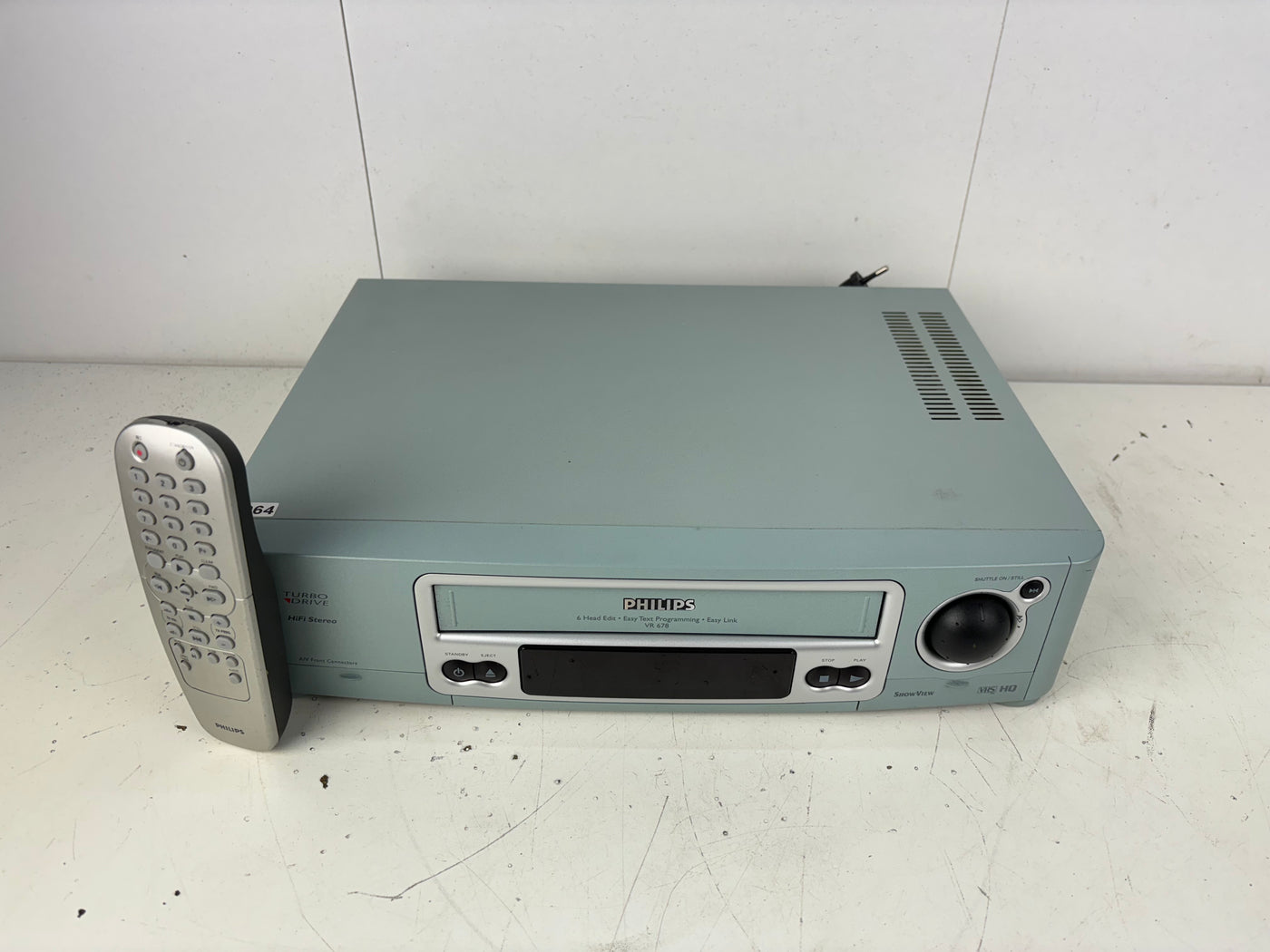 Philips VR678 VHS Videorecorder - With remote