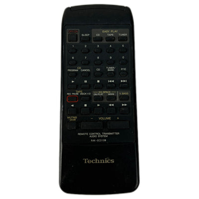 Technics rak-sc310w Remote Control