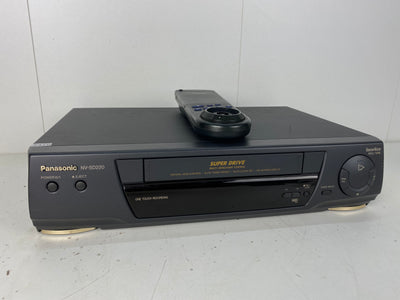 Panasonic Super Drive NV-SD220 VHS Video Cassette Recorder | With Remote