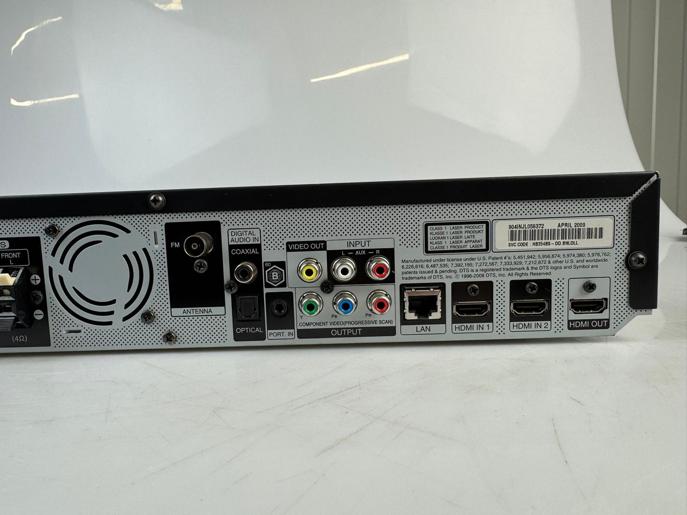 LG HB354BS Blu Ray Disc Player