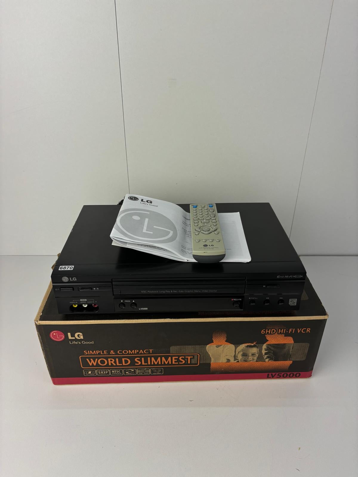 LG LV5000 Videorecorder VHS - As New in Box