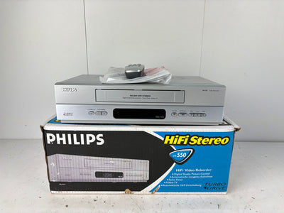 Philips VR550 VHS Videorecorder - ZGAN - In Doos