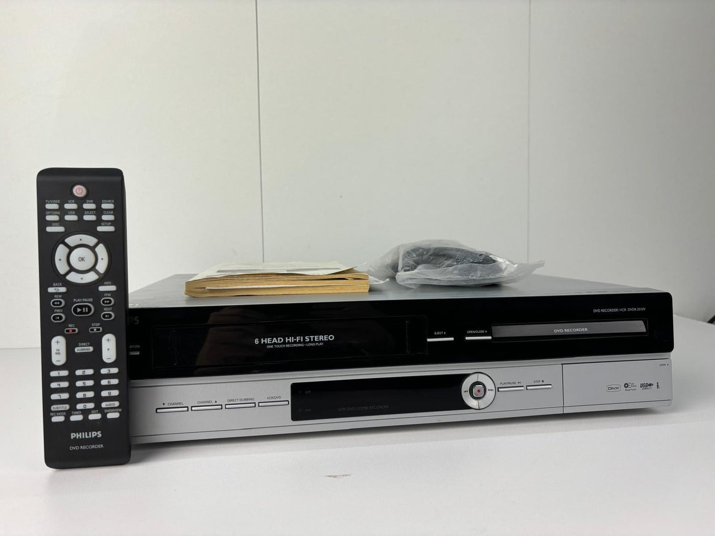 Philips DVDR3510V DVD Recorder / VCR - ACTIE PRIJS!