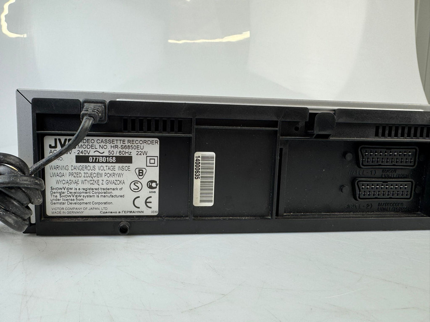 JVC HR-S6850 Video Cassette Recorder VHS