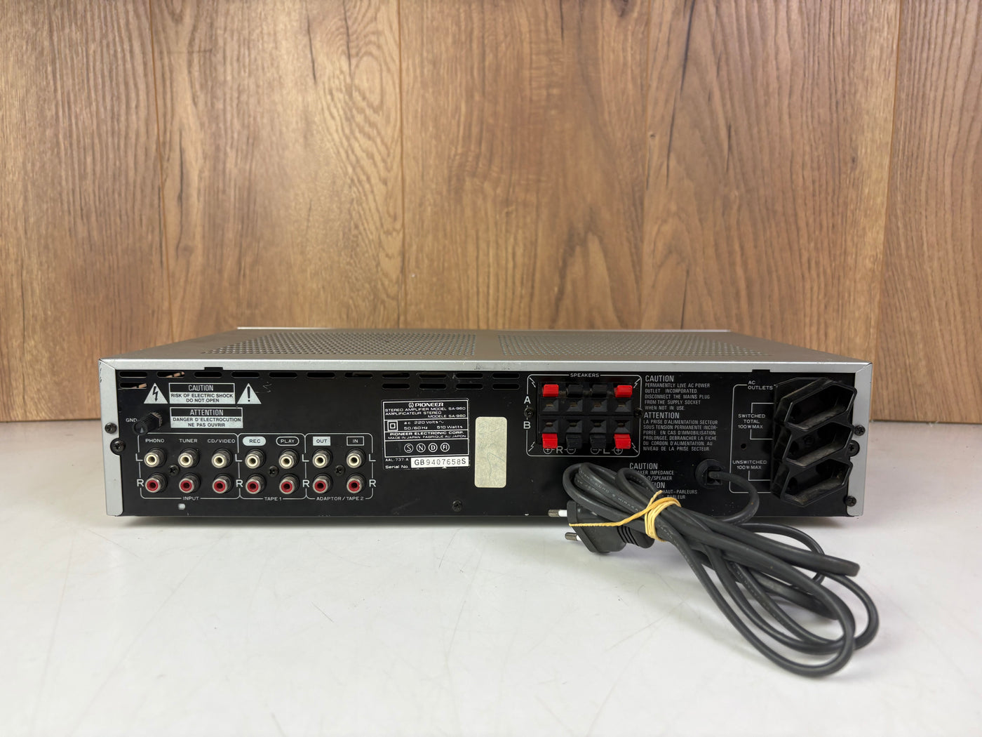 Pioneer SA-960 Stereo Integrated Amplifier