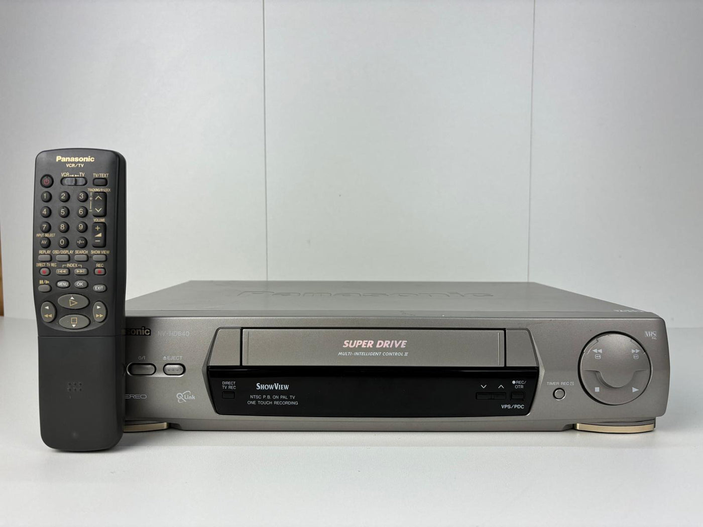 Panasonic NV-HD640 Super Drive Video Cassette Recorder With Remote Control