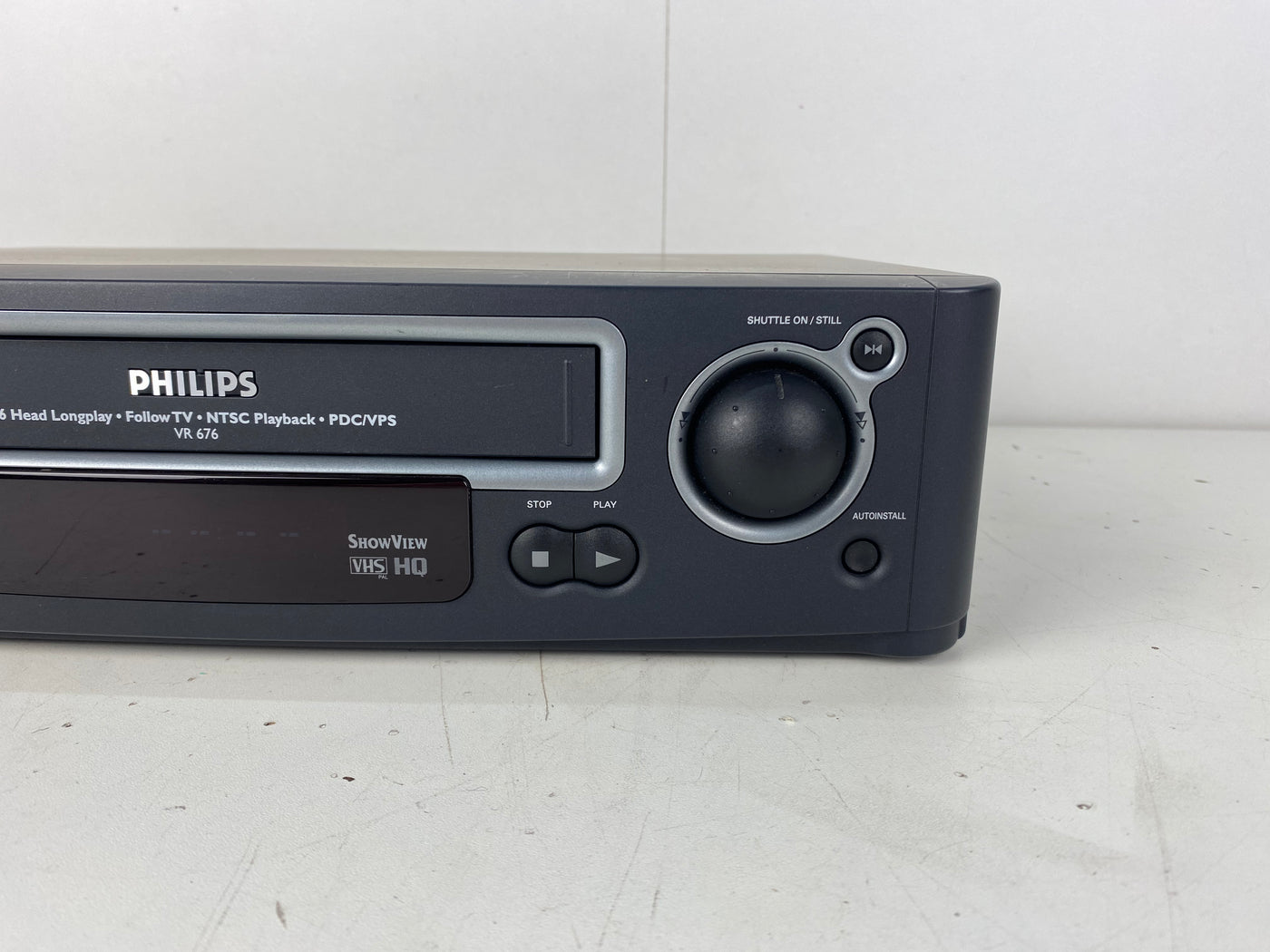 Philips VR 676 Video Cassette Recorder VHS