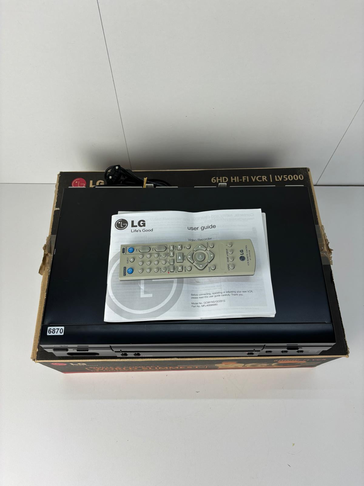 LG LV5000 Videorecorder VHS - As New in Box