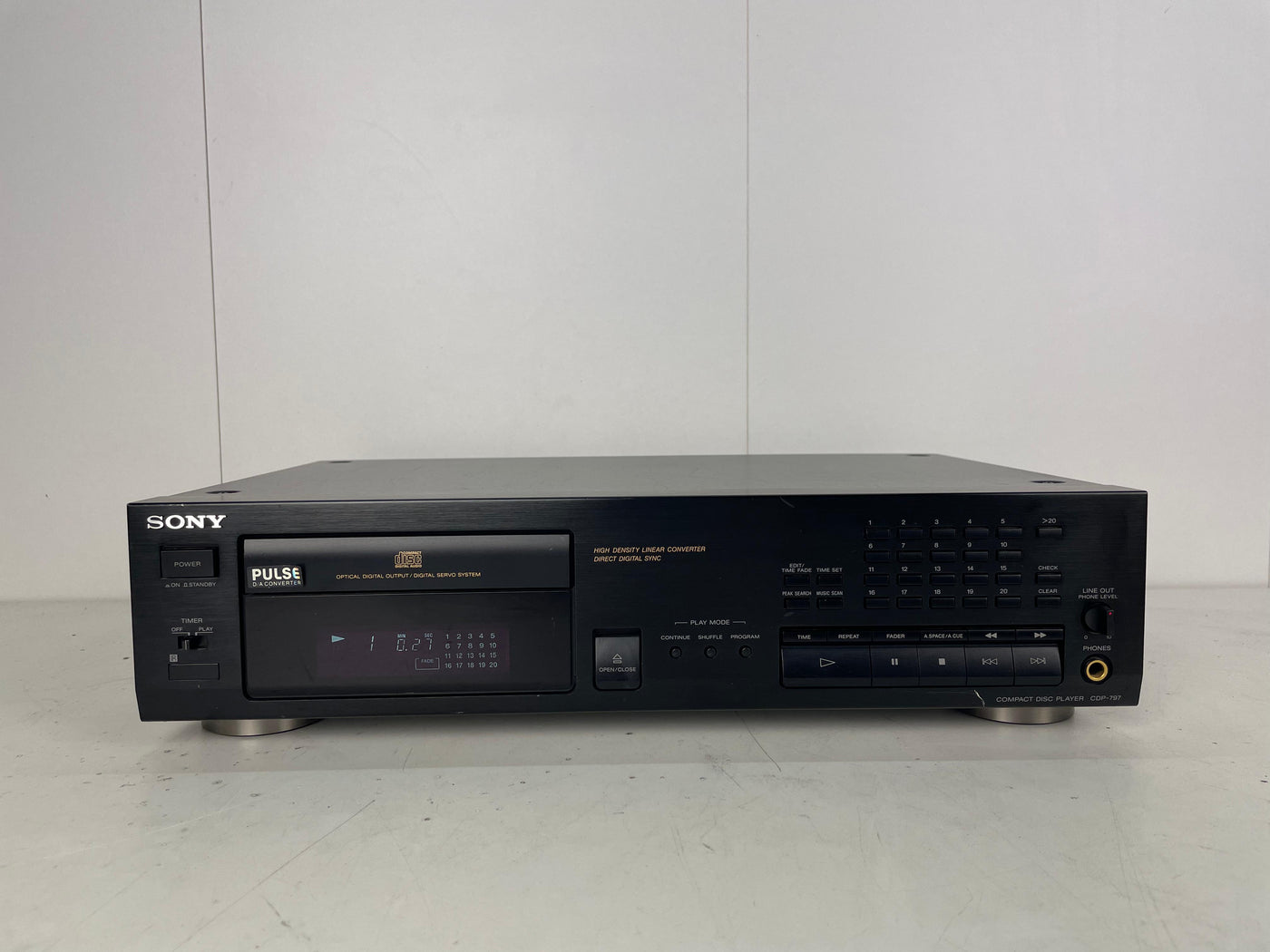 Sony CDP-797 Stereo Compact Disc-speler
