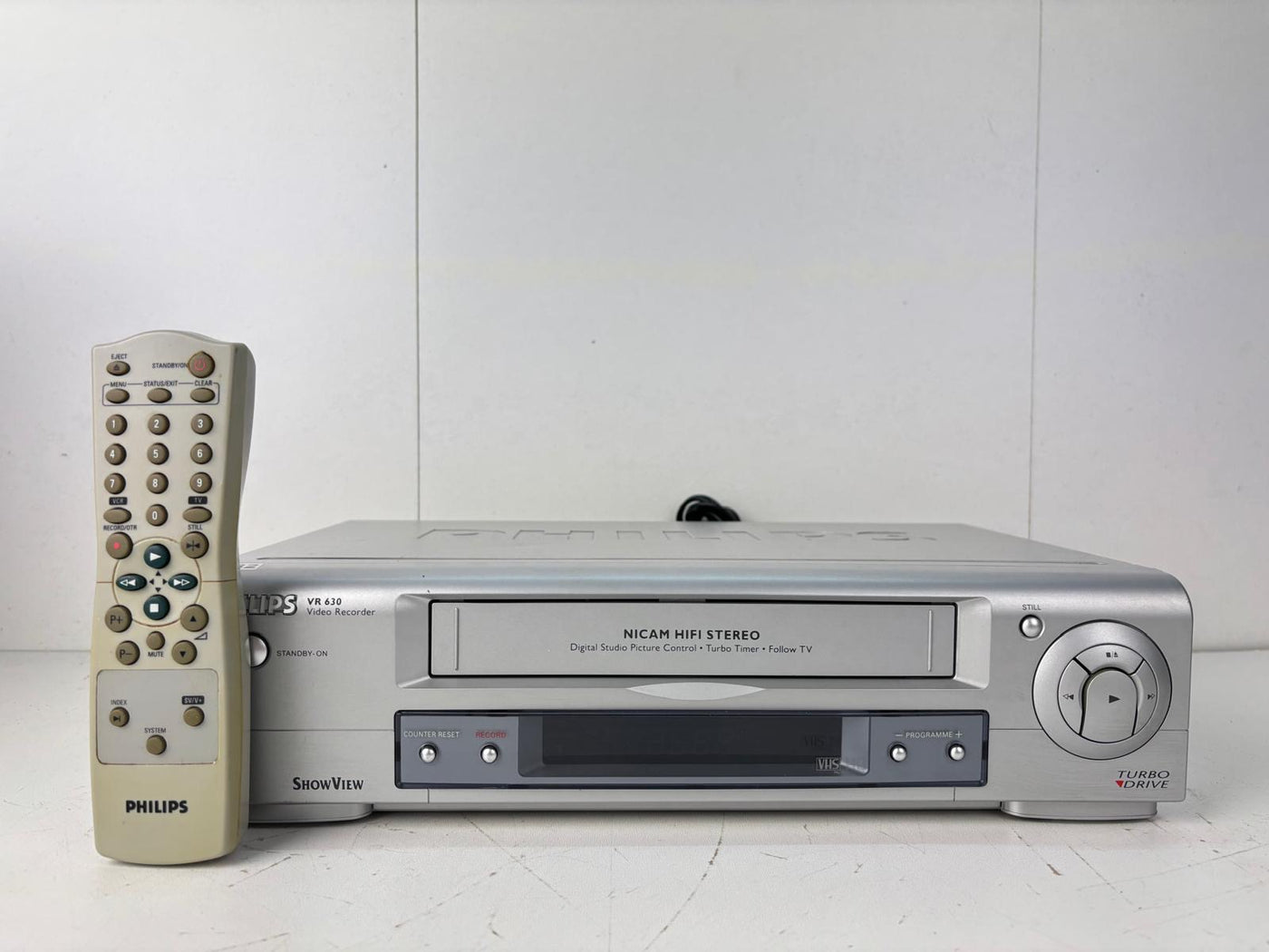 Philips VR630 Video Cassette Recorder VHS Speler