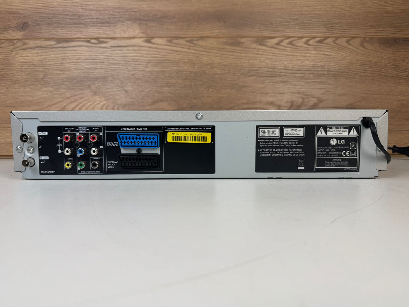 LG V280 Video / VHS Combi Recorder Met Afstandsbediening!