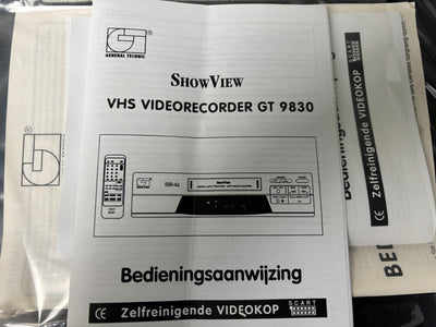 General Technic GT 9830 Video Cassette Recorder Nieuw In Doos!