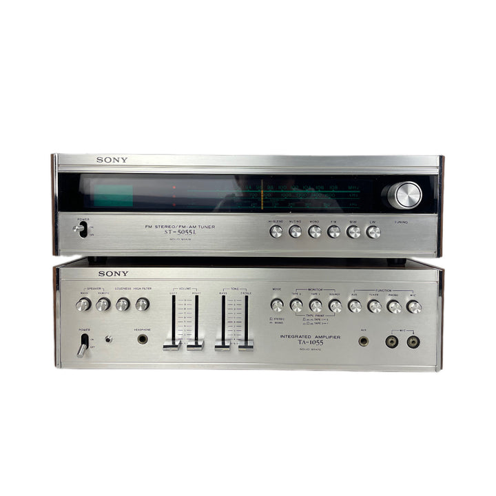 Sony TA-1055 Integrated Stereo Amplifier + ST-5055L Stereo FM-AM Tuner –  Audio Star