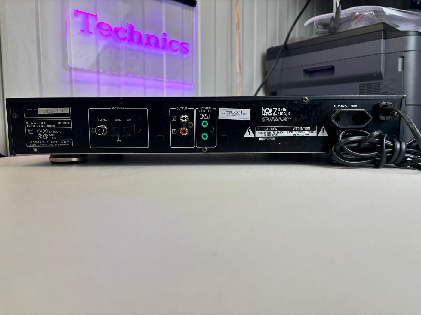 Kenwood KT-1020L FM/AM Stereo Tuner