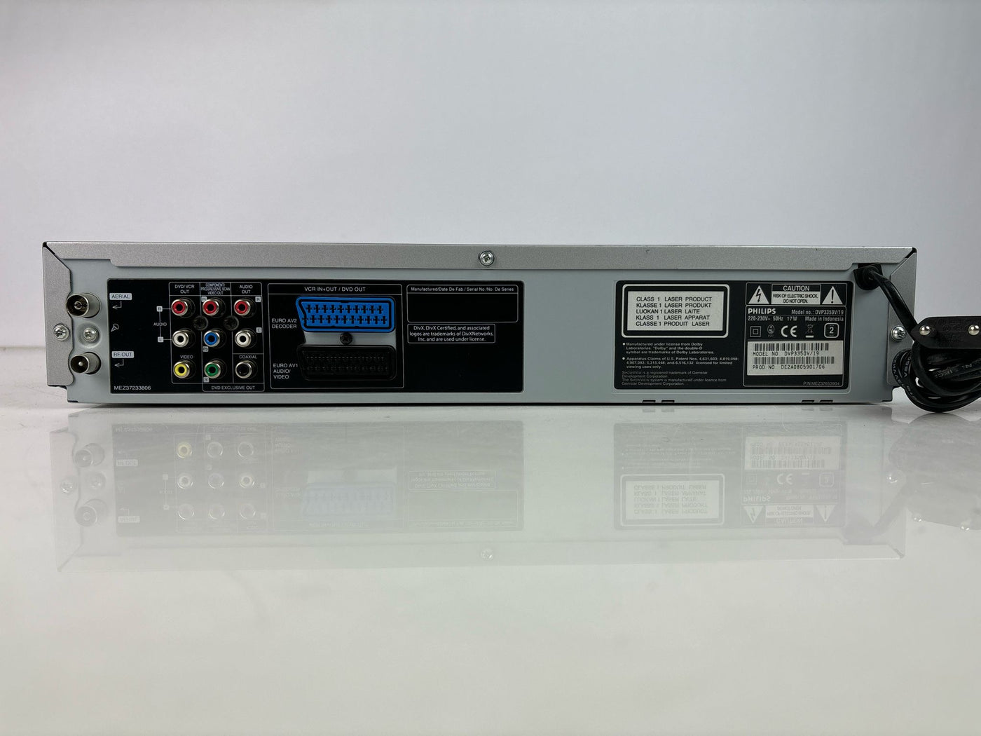 LG DVP3350V DVD / VHS Combi Recorder