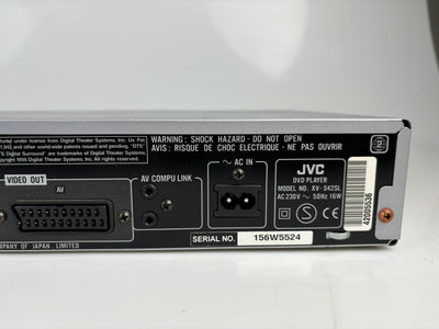 JVC XV-S42SL DVD Player