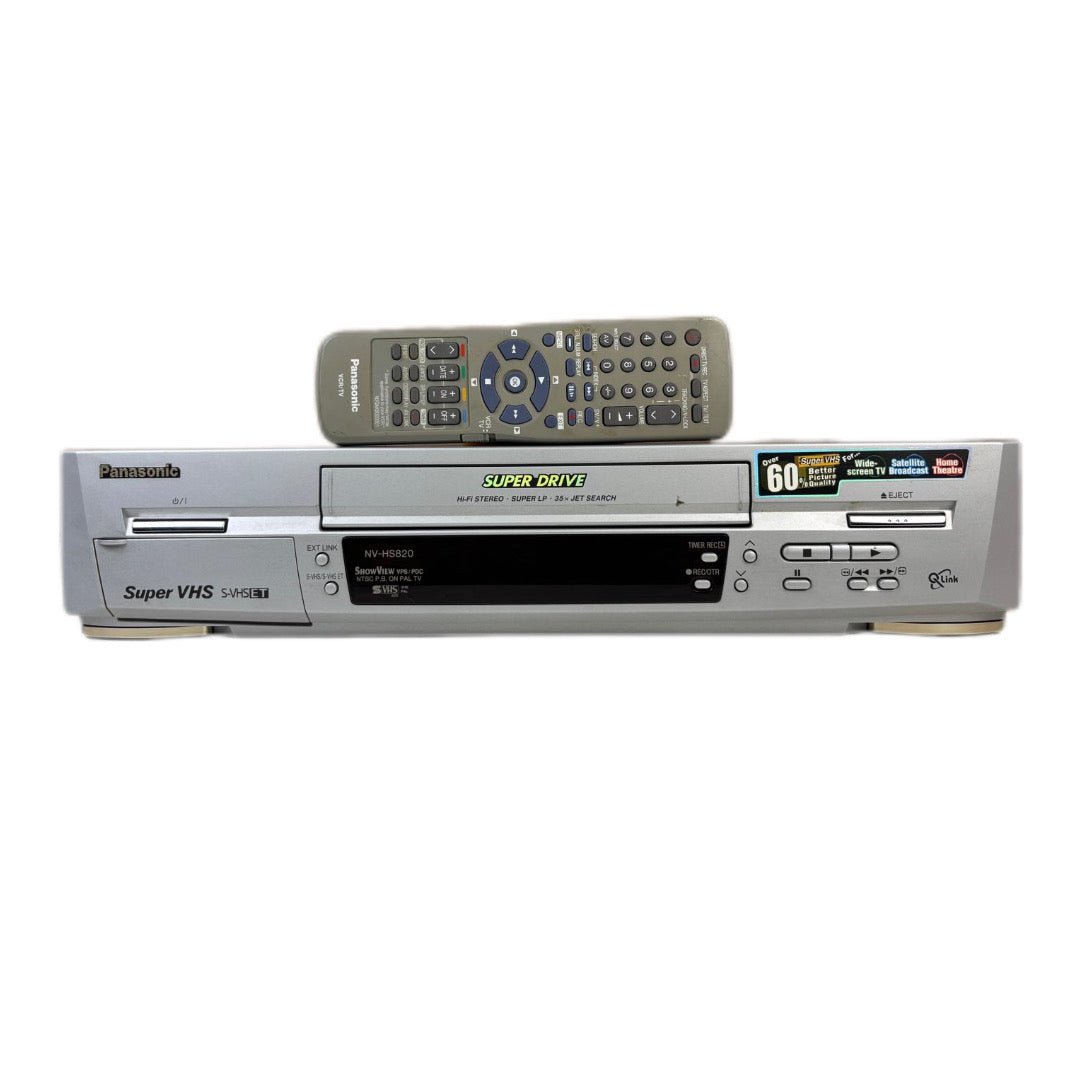 Panasonic NV-HS820 Super Drive Videorecorder - Met Afstandsbediening