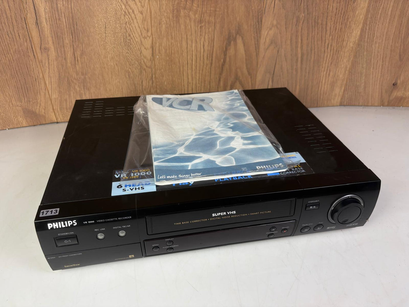 Philips VR1000 Super VHS Videorecorder