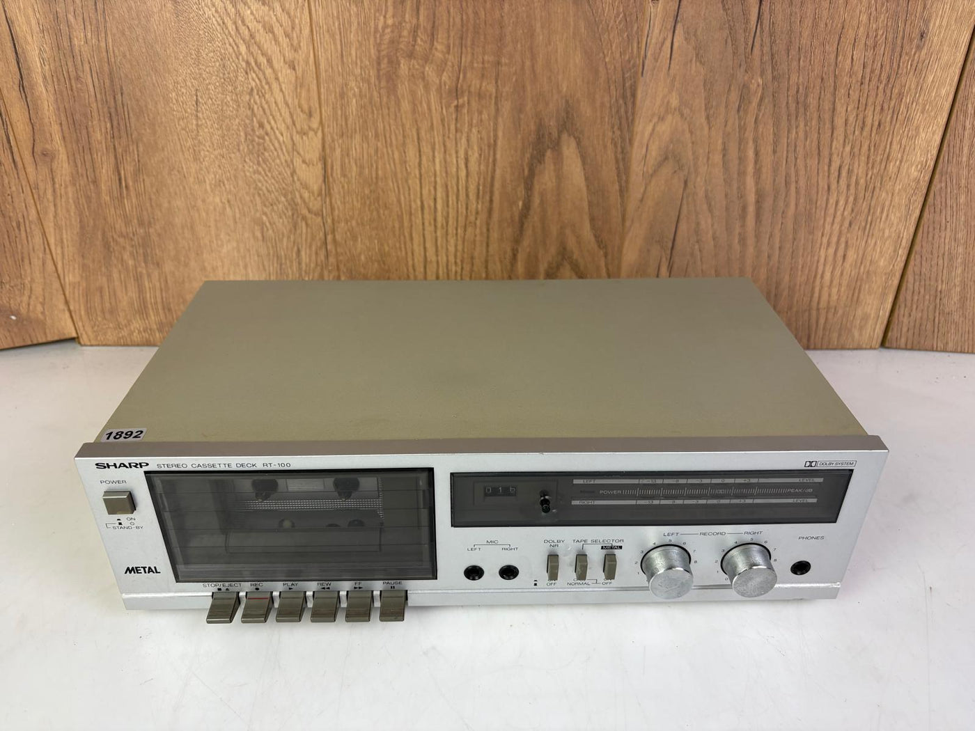 Sharp RT-100 Stereo Cassette Deck – Audio Star B.V.