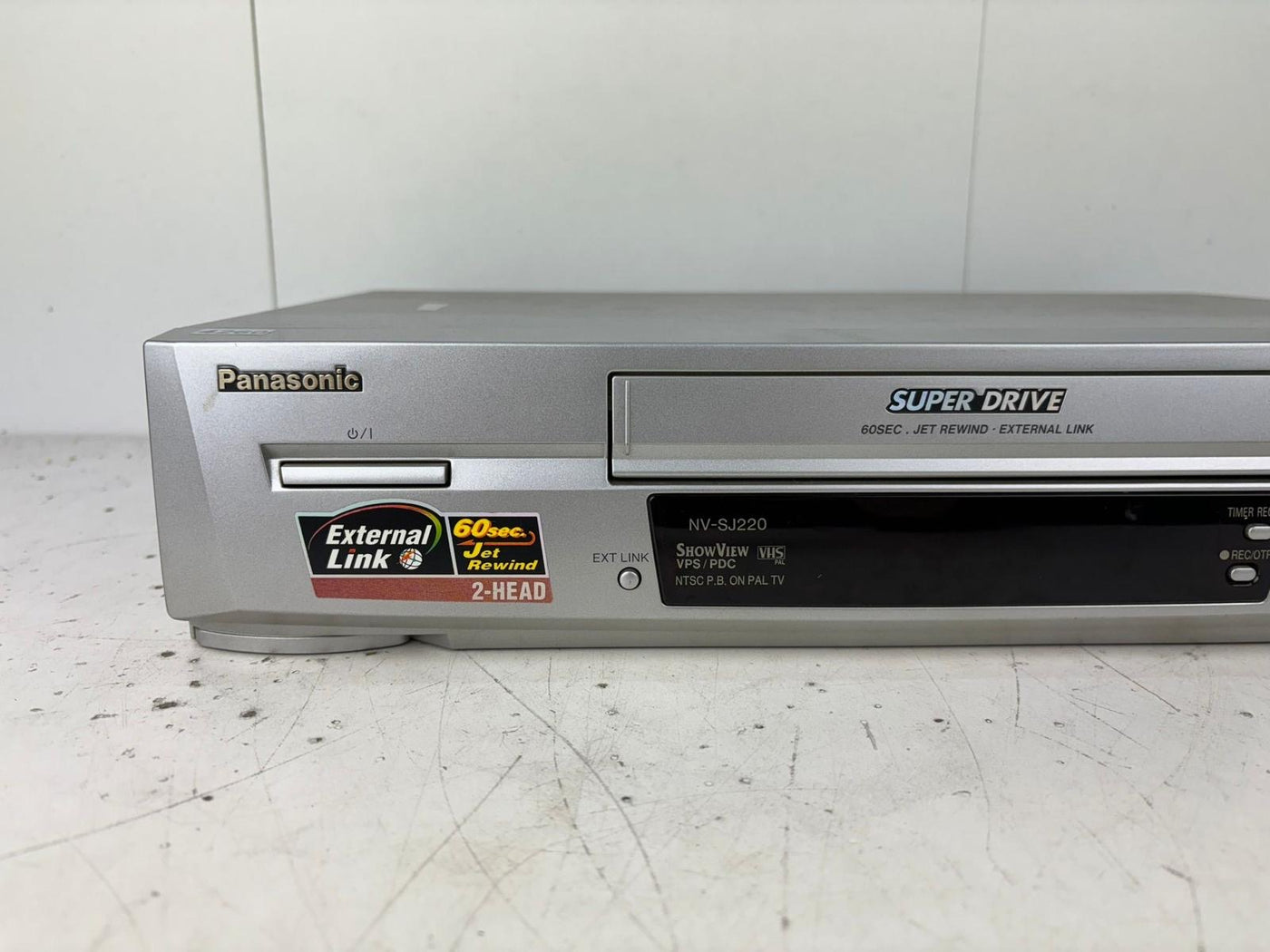 Panasonic NV-SJ220 Super Drive Video Cassette Recorder With Remote