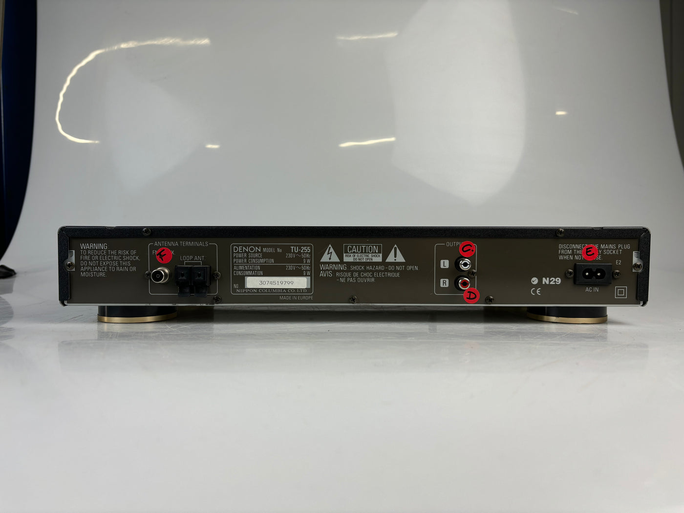 Denon TU-255 AM/FM Stereo Tuner