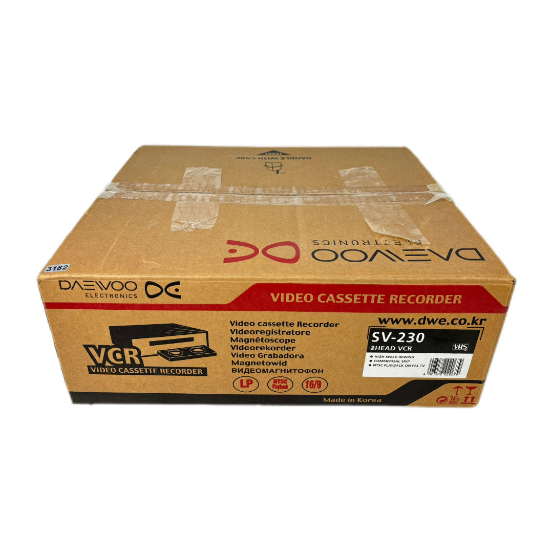 Daewoo SV-230 VHS Videorecorder - New in Box