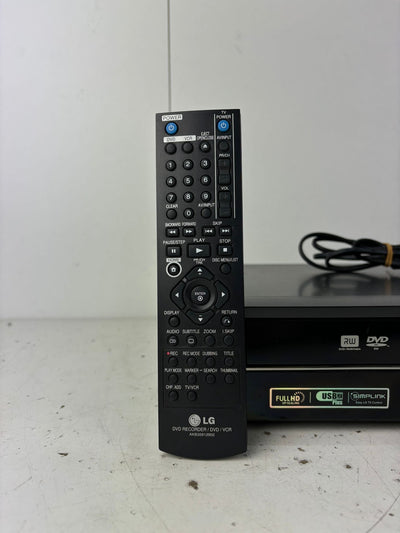 LG RCT699H DVD / VHS Combi Recorder | With Remote