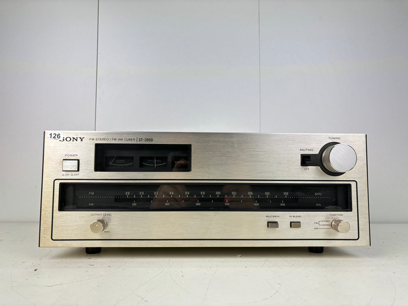 Sony ST-3950 FM/AM Stereo Tuner