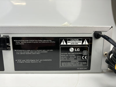 LG DVS7900 DVD / VHS Combi Recorder Lezen!