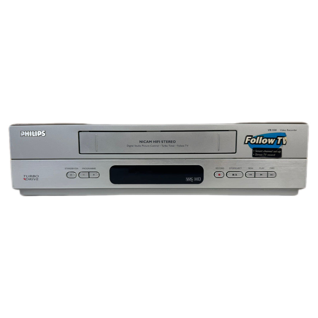 MAGNÉTOSCOPE VHS 6 TETES PHILIPS VR550 NICAM NTSC PAL SECAM GARANTIE 6 MOIS EUR 119,00 - FR MAGNÉTOSCOPE VHS 6 TETES PHILIPS VR550 NICAM NTSC PAL SECAM GARANTIE 6 MOIS EUR 119,00 - FR