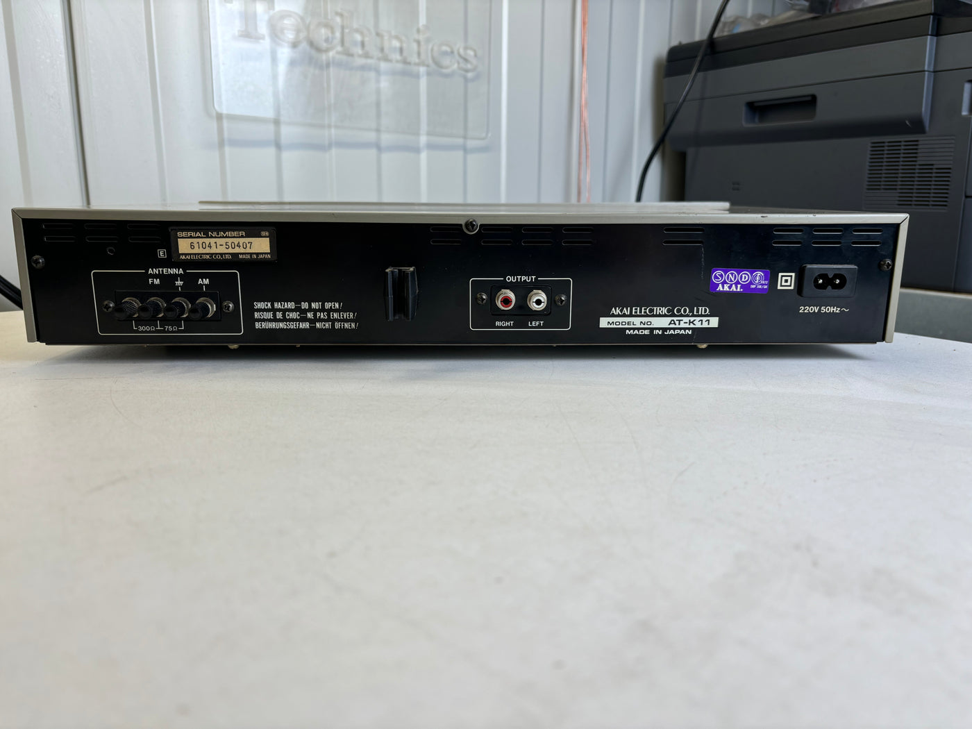 Akai AT-K11 FM/AM Stereo Tuner