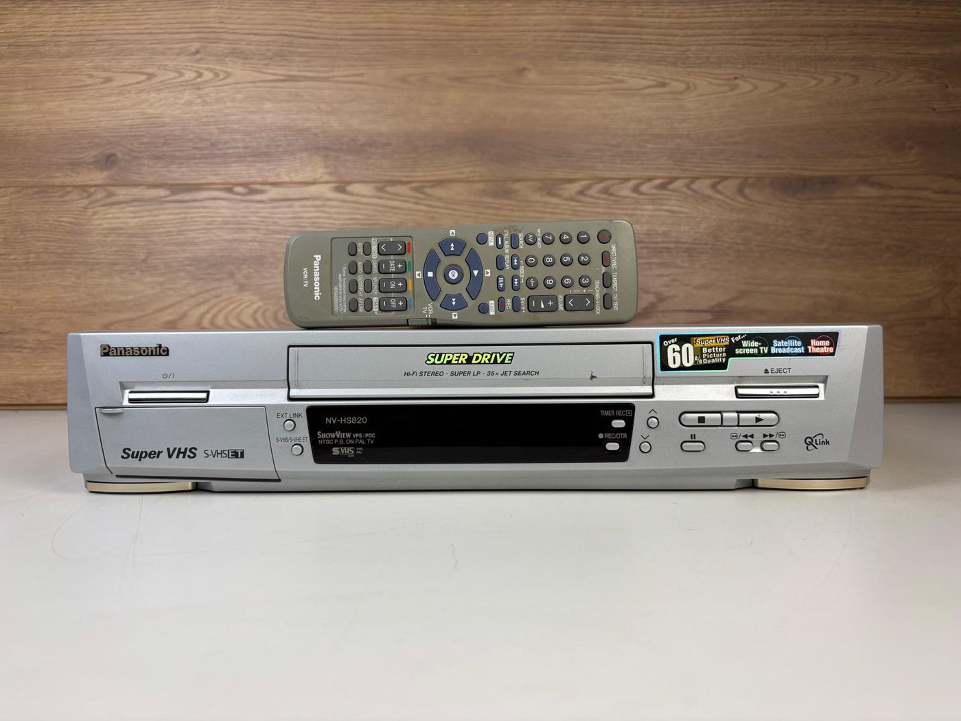 Panasonic NV-HS820 Super Drive Videorecorder - Met Afstandsbediening
