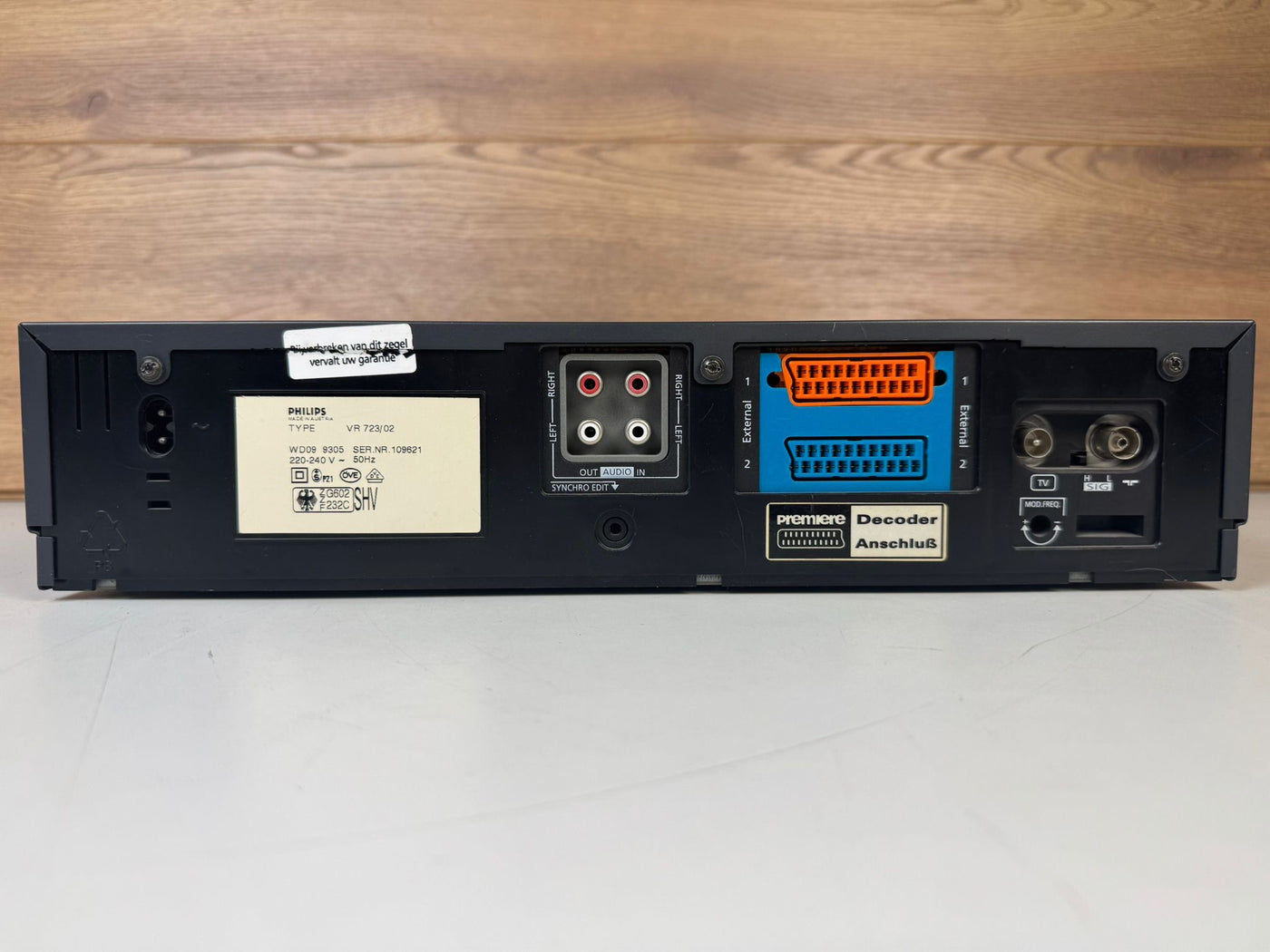 Philips VR723 Match Line Video Cassette Recorder VHS