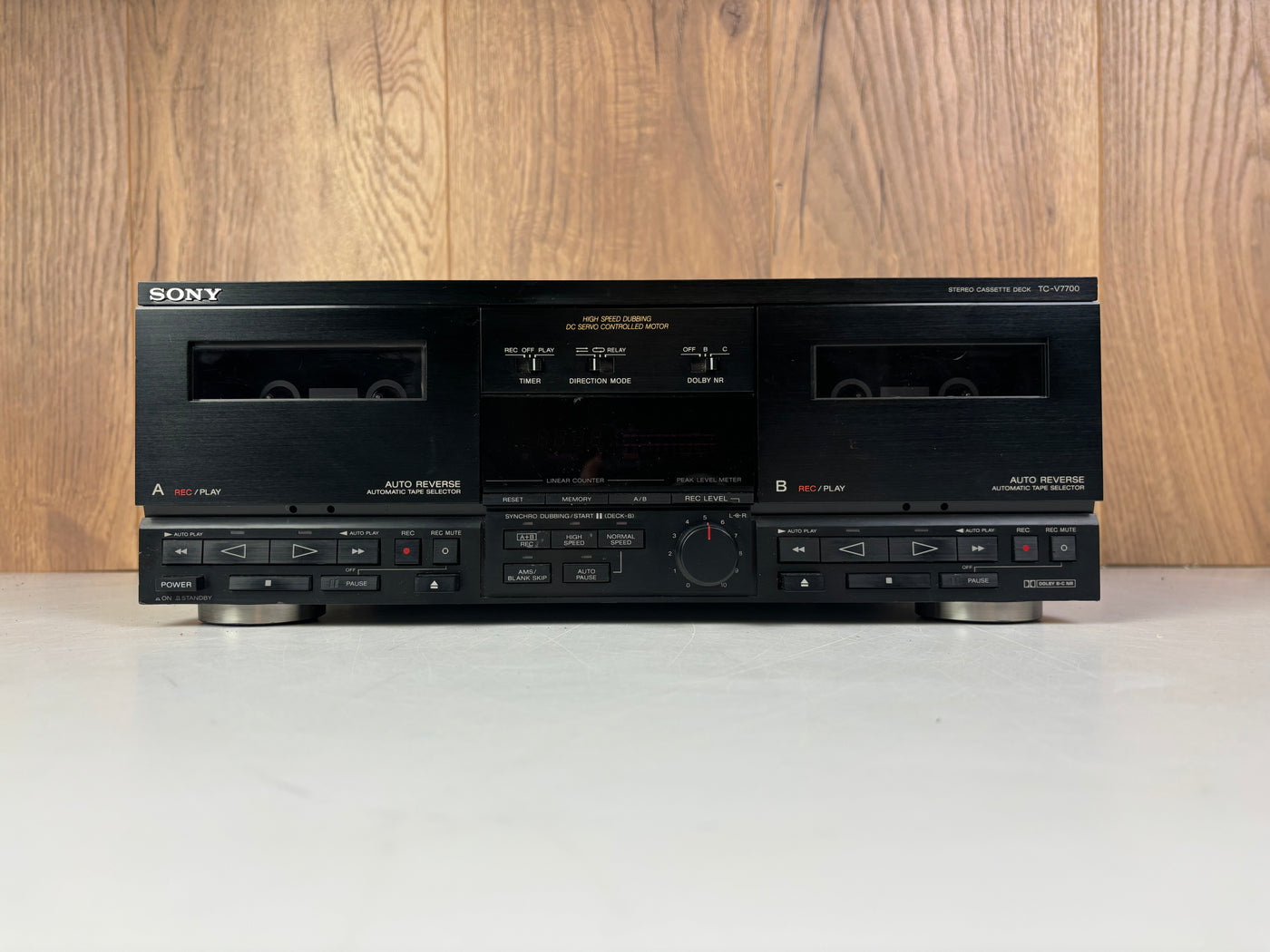Sony TC-V7700 Stereo Double Cassette Deck