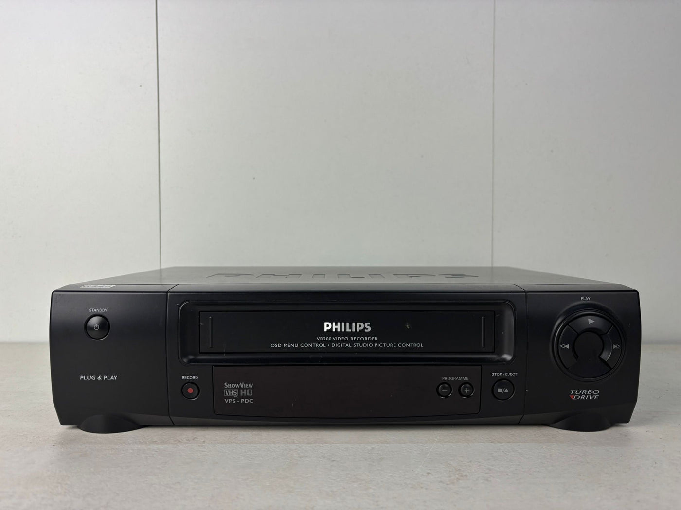 Philips VR200 Video Cassette Recorder VHS