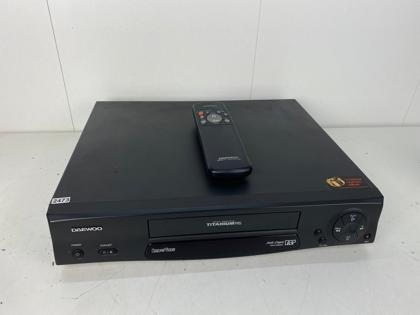 Daewoo DVR-4680SV VHS Video Cassette Recorder | With Remote Control