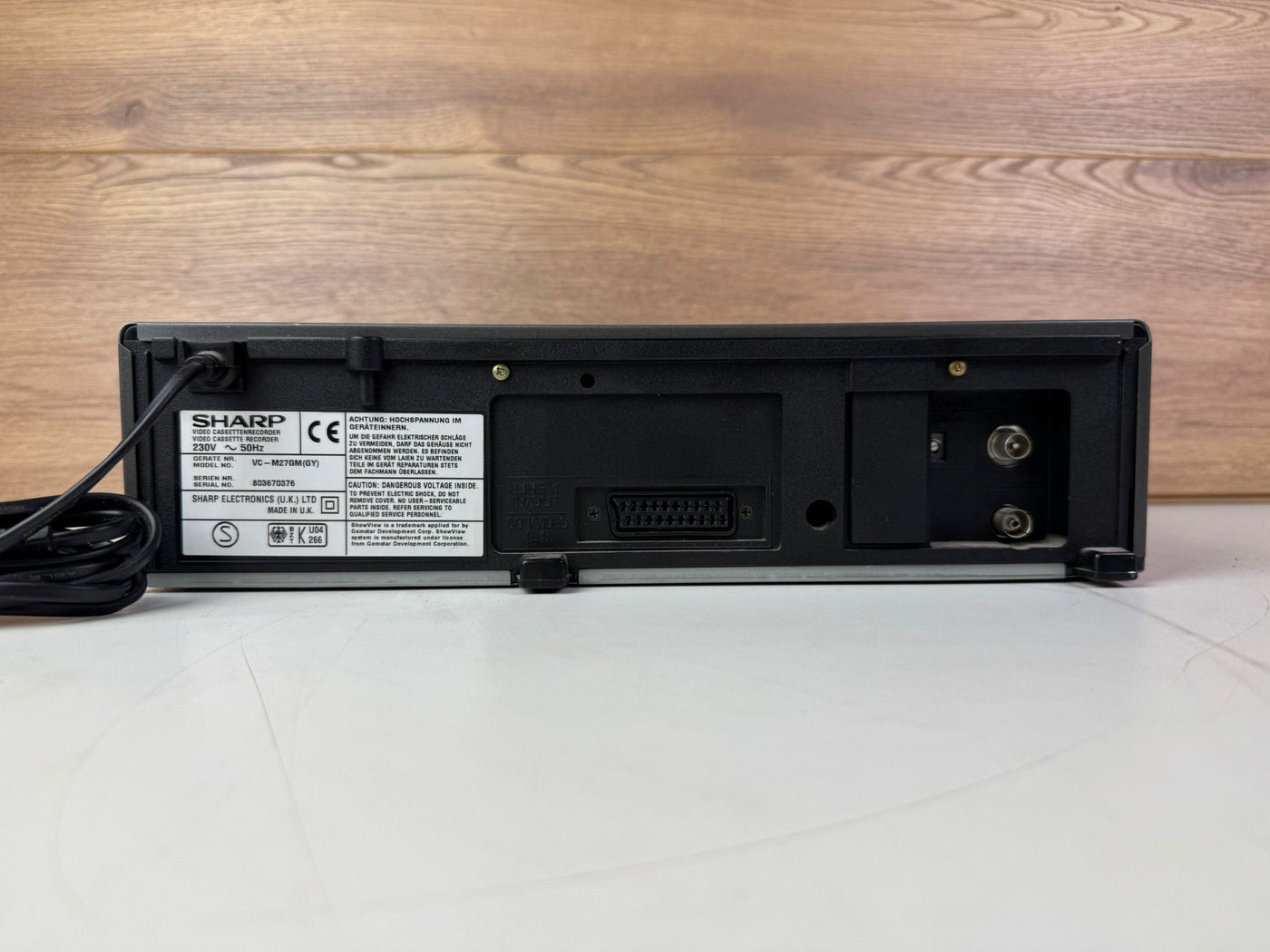 Sharp VC-M27 Video Cassette Recorder VHS