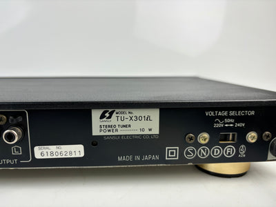Sansui TU-X301iL Digital Synthesizer Tuner