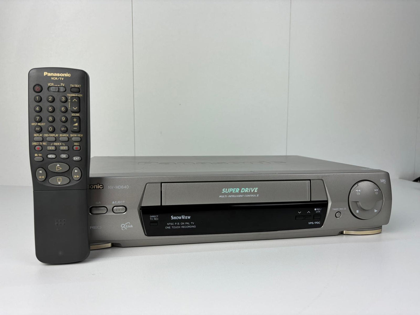 Panasonic NV-HD640 Super Drive Video Cassette Recorder With Remote Control