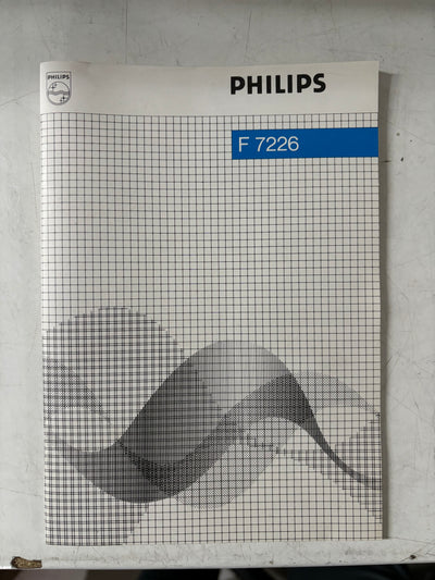 Philips F7226 Belt Drive Turntable User Manual