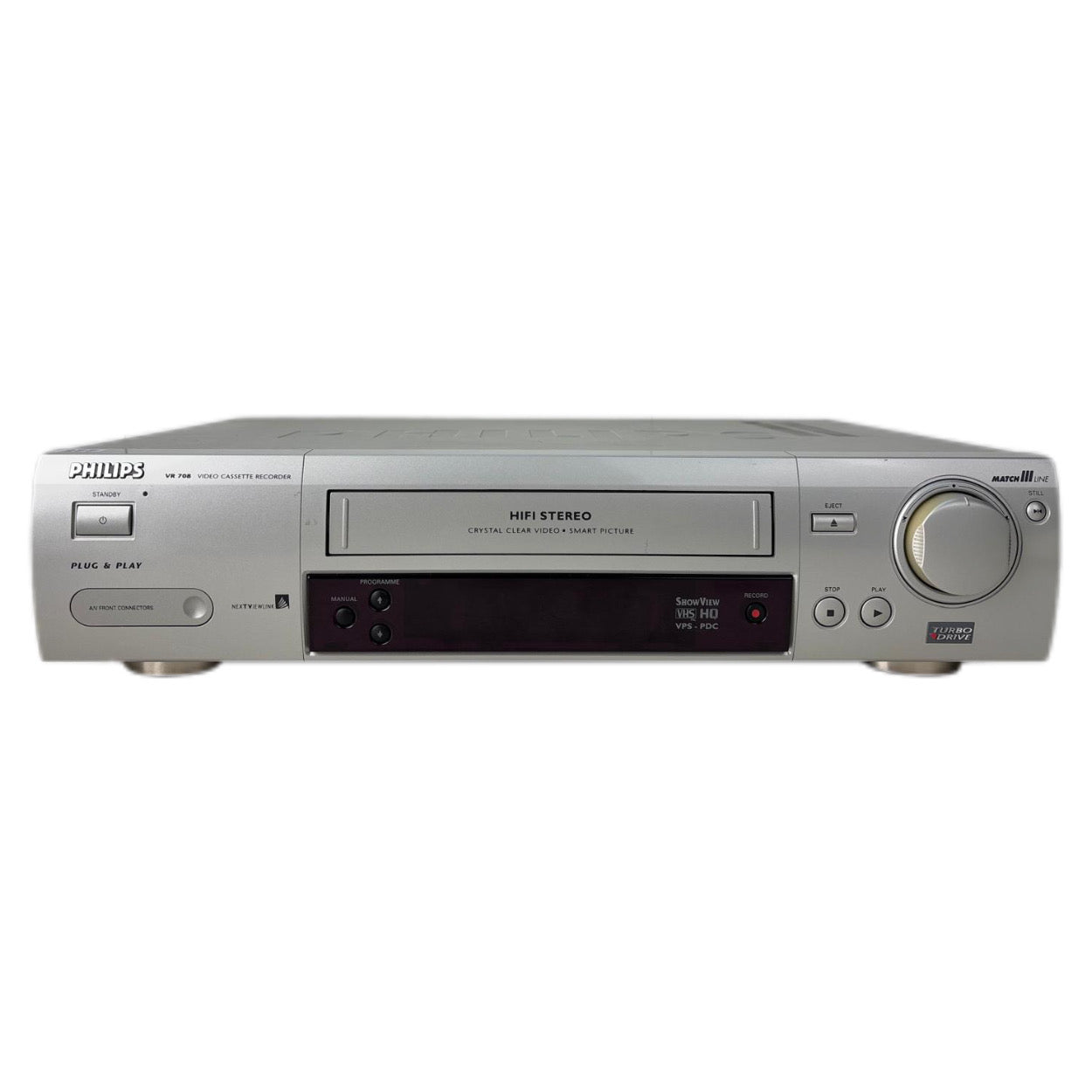 Philips VR 708 Video Cassette Recorder VHS