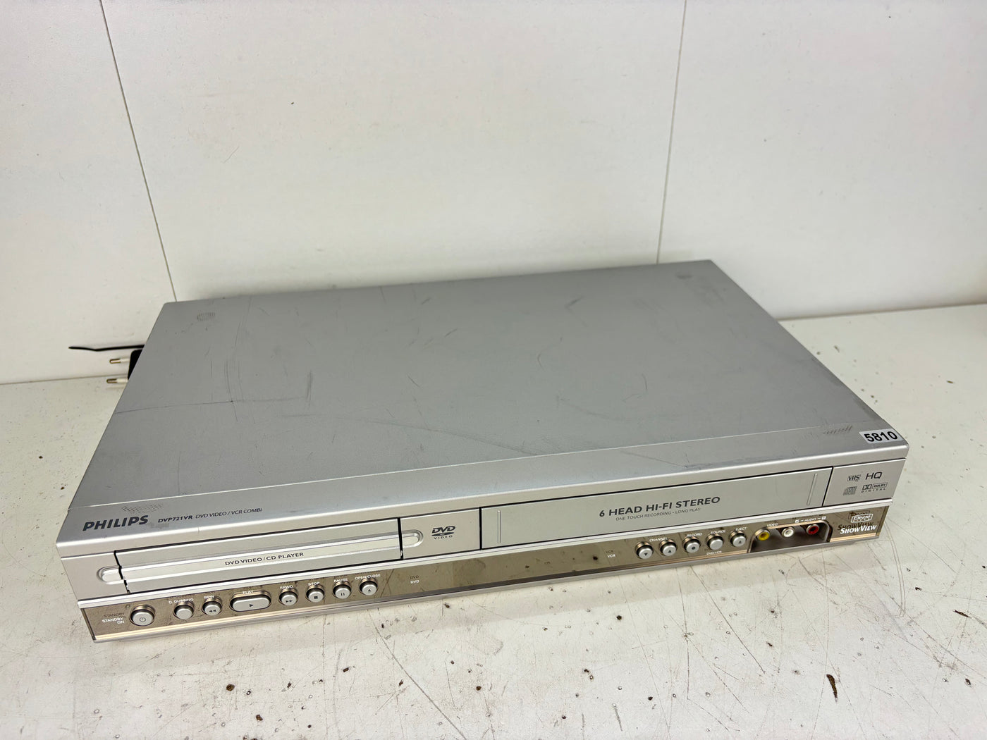 Philips DVP721VR VHS Videorecorder (Alleen goed voor VHS)