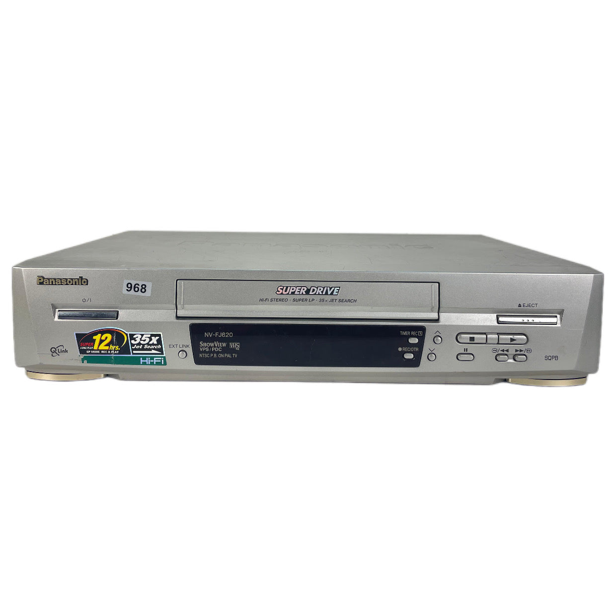 Panasonic NV-FJ620 Super Drive VHS Video Cassette Recorder