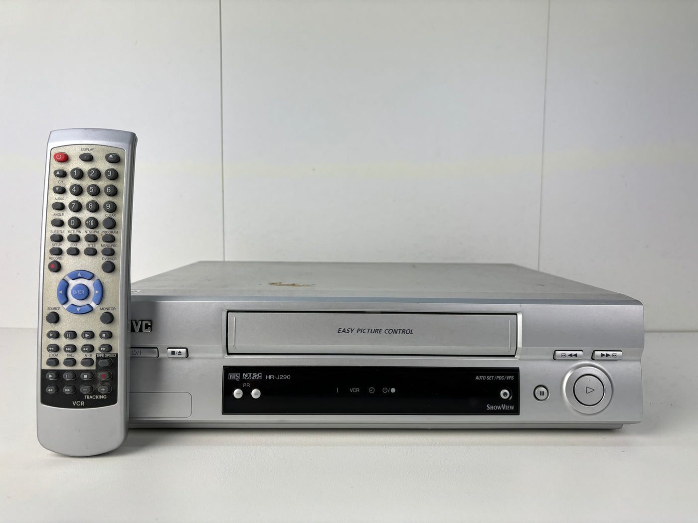 JVC HR-J290 Video Cassette Recorder VHS - With Remote Control